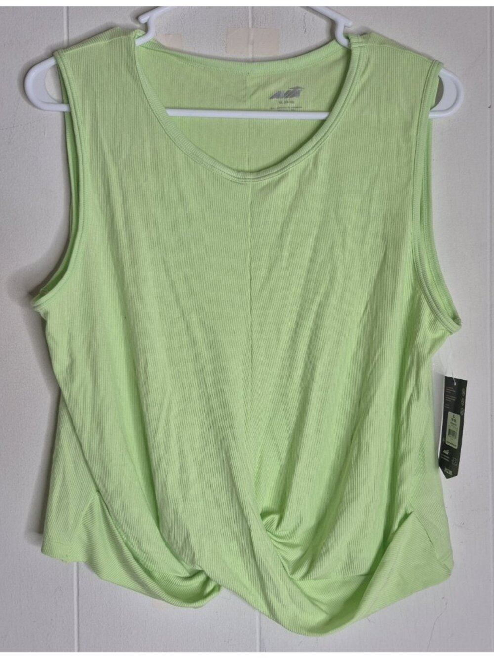 Avia Women's Performance Modal Twist Front Tank Top Size XL  Mojito Mint NWT